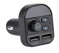 Trasmettitore FM per auto Bluetooth, FM per auto Bluetooth senza fili Bluetooth Lettore HD Veicolo vivavoce Doppia porta USB Caricatore Ricevitore adattatore audio