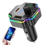 Trasmettitore FM,Trasmettitore Radio FM Senza Fili - Lettore MP3 USB - Per Veicoli Automobili Camion SUV Pendolarismo Guida Viaggi Quotidiani Chiamate A Mani Libere