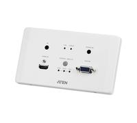 Trasmettitore HDBaseT HDMI VGA Piastra Parete 4K 100m - Aten VE-2812AEUT