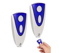 Trasmettitore manuale 433,92 MHz per porta del garage Novoferm Novotron 502 MAX43-2, 502/504/512/514, 2 canali, Quick Copy Code, con batteria, apriporta del garage telecomando (2 pezzi)