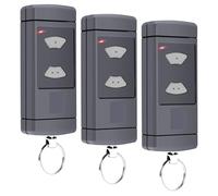 Trasmettitore manuale compatibile con Hörmann, 40,685 MHz, apriporta del garage per Hörmann HSM2-40, HSM4-40, HSE2-40, HSE4-40, HS2-40, HS4-40, 2 canali, confezione da 3 pezzi