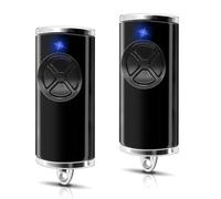 Trasmettitore manuale compatibile con Hörmann, apriporta del garage con 4 funzioni pulsanti, compatibile con Hörmann HSE2-868-BS, HSE-4-868-BS, HS4-868-BS, HS1-868-BS, HSS4-868-BS, nero 4511736 (2