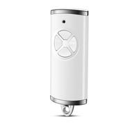 Trasmettitore manuale compatibile con Hörmann, apriporta del garage con 4 funzioni pulsanti, compatibile con Hörmann HSE2-868-BS, HSE-4-868-BS, HS4-868-BS, HS1-868-BS, HSS4-868-BS, bianco 4511736,