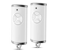 Trasmettitore manuale compatibile con Hörmann, apriporta del garage con 4 funzioni pulsanti, compatibile con Hörmann HSE2-868-BS, HSE-4-868-BS, HS4-868-BS, HS1-868-BS, HSS4-868-BS, bianco 4511736,