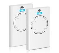 Trasmettitore manuale per porta del garage, 868 MHz, compatibile con telecomando FAAC Garage a 4 canali XT4 868 SLH LR, XT4 868 SLH, XT2 868 SLH, XT2 868 SLH LR, bianco