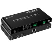 Trasmettitore Matrix Extender HDMI Over IP 4K@60Hz Cat6 120m - Techly IDATA HDMI-MX02T