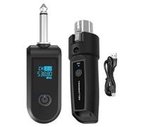 Trasmettitore Microfono Senza Fili - Ricevitore Senza Fili Per Microfono E Altoparlante - Adattatore Chitarra Elettrica | Per La Parola Il Karaoke Il Vlog Il Fitness Chitarra La Festa Le Prestazioni