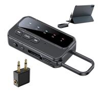 Trasmettitore per auto - trasmettitore radio wireless portatile | Forniture interne automobilistiche perfette per la guida, il pendolarismo, il viaggio o l'uso del viaggio, 4.09x1.54x0.59in