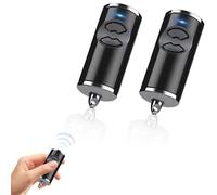 Trasmettitore portatile per porta del garage, compatibile con 868,3 BS MHz, 2 telecomandi portatili blu HORMANN HSM2 HSE4 HS1 HS4 HSZ1 HSZ2 BS