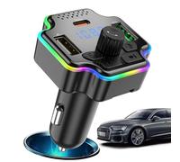 Trasmettitore Radio per Auto,Adattatore Trasmettitore Radio | Lettore MP3 USB | Per Chiamate a Mani Libere Veicolo Automobilistico Camion SUV Guida Viaggio Pendolarismo Quotidiano