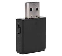 Trasmettitore Ricevitore Audio Bluetooth, Trasmettitore Ricevitore Audio Bluetooth5.0 Scheda Audio USB 3 in 1 Adattatore Presa 3.5MM AUX(Black)