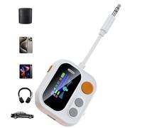 Trasmettitore ricevitore wireless | Trasmettitore altoparlante wireless, adattatore audio con display a colori per casa, stereo, viaggiatori, auto, telefoni cellulari, amanti della musica