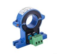 Trasmettitore sensore di corrente 50A-500A Ingresso, 4-20mA Output, 20mm Aperture, Hall Effect, per AC/DC Misura e Controllo, IP20 Rated, 35mm Rail Mount, Blu (AC0-20A)