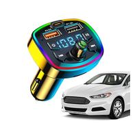 Trasmettitore Senza Fili Per Automobile Adattatore con Display a LED | Adattatore Per Audio E Musica Con 2 Porte Di Ricarica Rapida Per Viaggi Spostamenti Casa Lavoro Gite Stradali Guida Chiamate