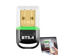 Trasmettitore USB wireless, adattatore wireless 5.4 - Trasmettitore ricevitore wireless adattatore USB - Adattatore wireless plug and per elettronica senza driver per laptop, auricolari,
