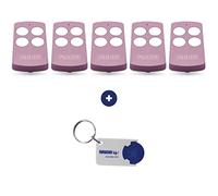 TRASMETTITORE VIX 53/4 TR COLORE LILLA CANDY FADINI 5313CL AUTOMAZIONE ORIGINALE