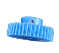Trasmissione cilindrica 1 pz 1.5 Modulo 22 Denti Blu Nylon Pignone Denti Dritti Spur Gear 36mm Diametro 1.5 M 22 T Ingranaggio Cilindrico con Passo Macchine a cremagliera(8MM BORE)
