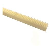 Trasmissione cilindrica 1 pz Cremagliera In Nylon 1 Modulo Pignone In Plastica Cremagliera 100mm 200mm Lunghezza Denti Dritti Trasmissione In Movimento Cremagliera Macchine a cremagliera(10x10x100mm)
