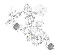 Trasmissione idrostatica ORIGINALE STIGA spazzaneve ST 966 - ST 976T 118401014/0