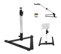 Trasmissione in Diretta Staffa del Supporto, Carico in Lega di Alluminio 2 kg Carico Regolabile a 360 ° Photo Studio Ripresa dall'alto Supporto per Copia Macro Fotografia Staffa