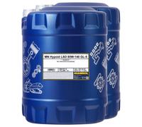 Trasmissione Mannol Hypoid Lsd 85W-140 GL-5 2 X 10 Litro per Isuzu Iveco Renault