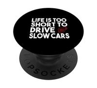 Trasmissione manuale veloce divertente dell'automobile tre pedali driver dell'automobile PopSockets PopGrip Adesivo