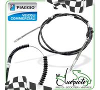 TRASMISSIONE POSTERIORE COMANDO FRENO A MANO APE TM 703 CAVO FILO GUAINA PIAGGIO