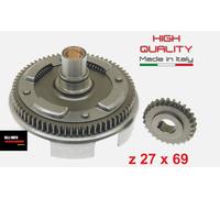 TRASMISSIONE PRIMARIA 27/69 DENTI DIRITTI CON PARASTRAPPI VESPA 125 ET3- PK 125