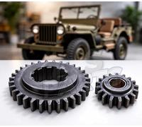 Trasmissione T-90 Jeep Willys M38 M38A1 CJ2A CJ3A Nuova Prima + Retromarcia