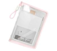 Trasparente A4 File Bag Documenti Borse Borse Impermeabile | Forniture scolastiche di grande capacità Uffici Container Organizzazione di stoccaggio per carte Manuale di testo Esame