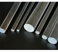 Trasparente Acrilico Asta Rotondo perspex BAR 1 Metri Lunghezze 2MM Diametro A