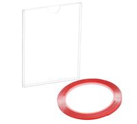 Trasparente Acrilico Cartello Supporto Immagine Carta 5x3,5 pollici 4 pz