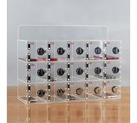 Trasparente Acrilico Cellulare Locker BoxSecure Governo di Immagazzinaggio per Classroom School Office Soluzione Factorynized per la gestione del telefono cellulare