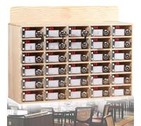 Trasparente Acrilico Del Telefono Gabinetto di Immagazzinaggio A Parete Nizer con 2 Chiavi/Serratura 25-Slot Supporto Del Telefono Mobile Scatola di Immagazzinaggio Freestanding