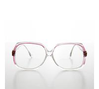 Trasparente Bifocali Nonna Lettura Occhiali Rosa Accent 3.50 Diottrie - Eugene