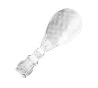 Trasparente Bunny Rice Spoon - Flat Standing Paddle | Multifunctional Rabbit Scooper for Stirring Mixing, Baking Salad Server, Non-Stick Cooking Scraper, Buffet Ladle, Kitchen Supply Tool