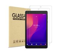 (Trasparente) Confezione da 2 pellicole protettive in vetro temperato per Alcatel Joy Tab 2 2020 (modello:
