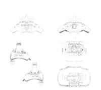 Trasparente Coperchio superiore adatto per Tamagotchi Paradise Console di gioco superiore custodia protettiva Accessori del gioco (Transparent)