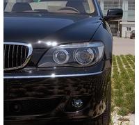 Trasparente Copertura Faro Borsette Lente Per BMW Per 7 Serie E65 E66 2005 2006 2007 2008 Paralume In Vetro Alloggiamento Della Lampada Guscio Faro Fari Anteriori(Sinistra)