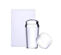 Trasparente Corpo Visibile Non Falso Placcato Per Chiodi Decori Chiodi Chiodi Chiari Arte Stamper Silicone Timbro Jelly Nail Stamper Con Piatti