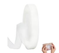 Trasparente da 45m per Confezioni Regalo, Nastro in Chiffon Trasparente da 45 m, Nastro per Feste di Compleanno, Natale, Matrimoni, Ghirlande per Feste