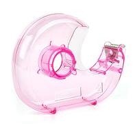 Trasparente Desktop Tape Cutter Uso a mano Pratico Dispenser di Adesivo in Plastica Portatile Leggero per Ufficio Casa FAI DA TE Artigianato