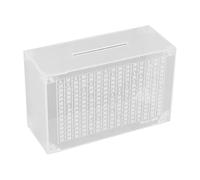 Trasparente in acrilico con bancone, supporto di risparmio trasparente, scatola di immagazzinaggio di denaro apribile, stile regalo per adulti, custodia per monete minimalista, struttura in acrilico