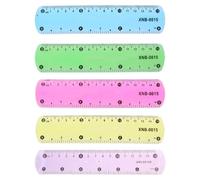 Trasparente Morbido Righello 15cm/6 Plastica Flessibile Disegno Tool per Bimbi