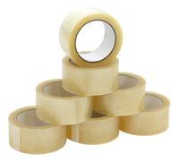 Trasparente Nastro Imballaggio 36 Confezione - 48mm X 66M, Forte E Durevole Box
