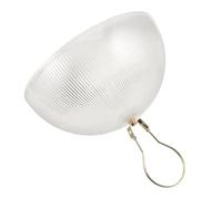 Trasparente Paralume a Cupola in Acrilico Clip per Lampade | Copertura Contemporanea per Plafoniere e Applique, Diffusione Uniforme, Finitura Liscia e Sottile
