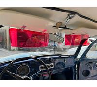 Trasparente Parasole Sole Protezione Extender Aggiungere Su Vintage 2 Pz Rosso