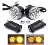 Trasparente Posteriore Correre Freno Giro Signal Luce Indicatore Per 92-17