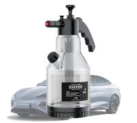 Trasparente Pressione 'aria Spruzzatore Schiuma Auto, 2L ABS Flacone Spray Per Lavaggio Auto, Ugello A Ventaglio, Doppia Uscita, Per La Pulizia, Vetri, Pavimenti E Piastrelle Del Bagno