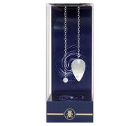 Trasparente Quarzo Divinazione Pendolo con Velluto Borsa & Guida By lo scarabeo